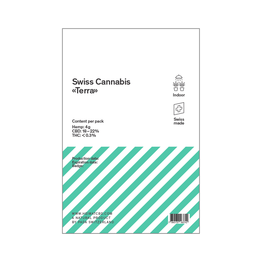 Hemp flowers Indoor Terra (CBD)